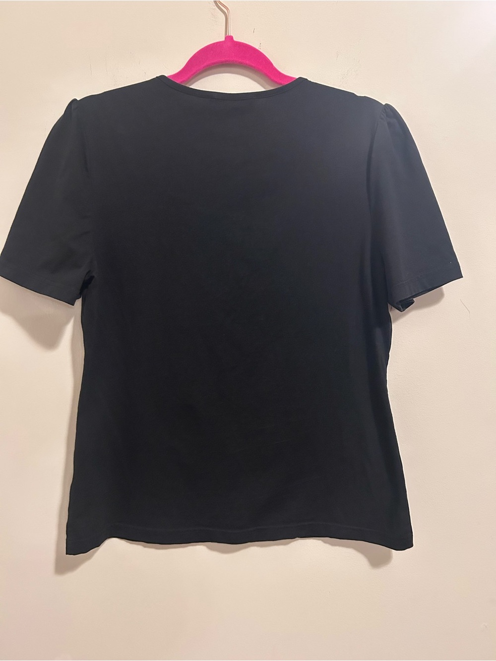 Black Cutout Short-Sleeve Top - Picture 2 of 4